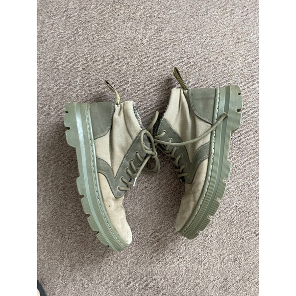 Dr. Martens BONNY II Green Khaki Lace Up Ankle Boots Men\'s Size 8 Women’s 9 main image 6